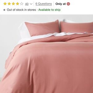 Casaluna from Target Full/Queen size 3 piece Duvet Bedding Set